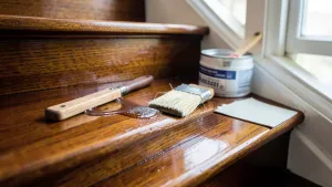 Czym pomalować lakierowane schody