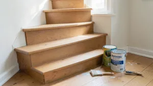 Czym pomalować schody drewniane