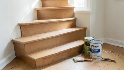 Czym pomalować schody drewniane