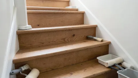 Czym pomalować schody drewniane w domu