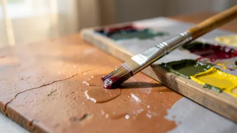 czym pomalować terakotę