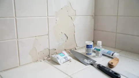Czym przykleić odpadające płytki