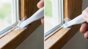 Czym usunąć klej po taśmie z ramy okiennej