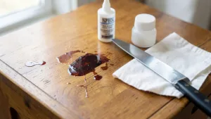 Czym usunąć klej super glue z mebli