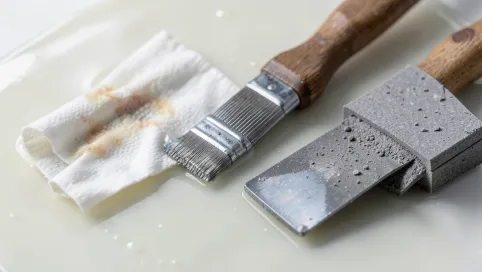 Czym usunąć utwardzoną żywicę epoksydową