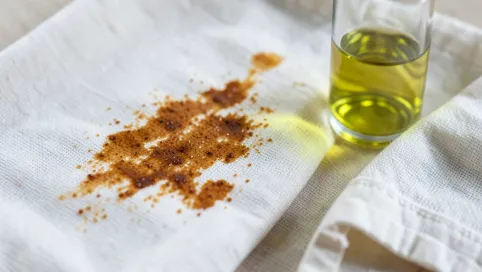 Czym usunąć żywicę sosnową z ubrania