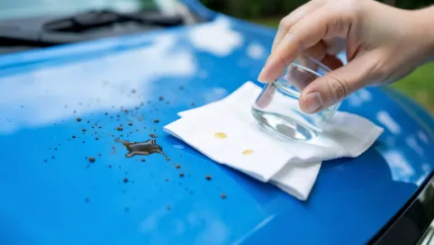 Czym usunąć żywicę z samochodu