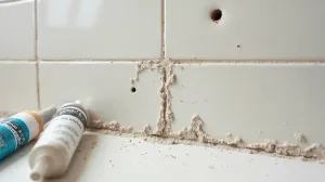 czym zakleić dziury w kafelkach