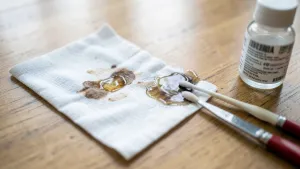 Czym zmyć klej do paznokci z mebli