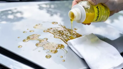 Czym zmyć żywicę z auta