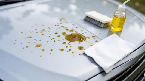 Czym zmyć żywicę z samochodu