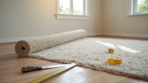 docinanie wykładziny