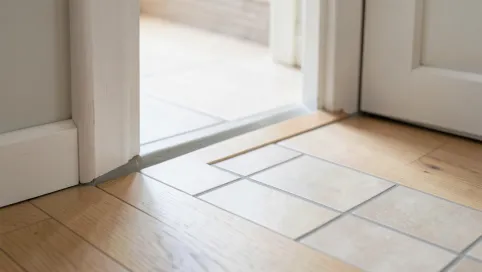 Dokąd kłaść płytki w drzwiach