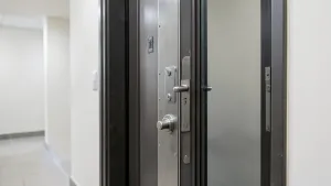 Drzwi wejściowe do klatki schodowej
