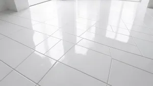 Duże białe płytki do łazienki