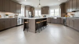 Duże płytki podłogowe do kuchni