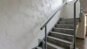 Farba strukturalna na klatce schodowej