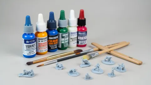 Farby do malowania figurek z żywicy