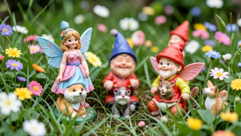 Figurki z żywicy do ogrodu