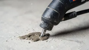 Frezarka do usuwania kleju po płytkach