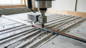 Frezowanie pod ogrzewanie podłogowe