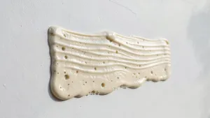 Gąbkowanie kleju na elewacji