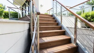 Gotowe schody na taras