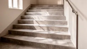 gres na schodach wewnętrznych