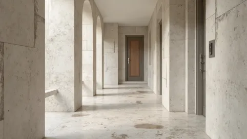 Gres na ścianę w przedpokoju