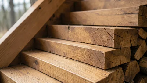Ile kosztuje kubik dębu na schody