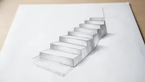 Jak narysować schody 3D
