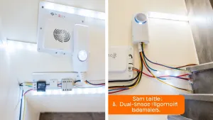 Jak podłączyć oświetlenie schodowe z dwoma czujnikami ruchu