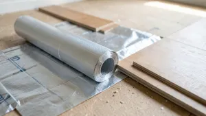 Jak położyć folię pod panele podłogowe