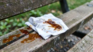 Jak pozbyć się żywicy z ławek