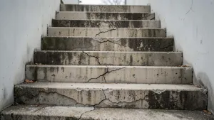 Jak przerobić strome schody betonowe