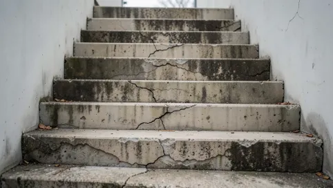 Jak przerobić strome schody betonowe