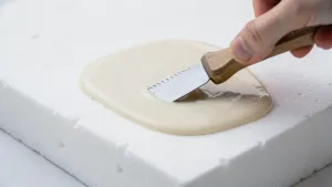 Jak równo zaciągnąć klej na styropian