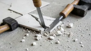 Jak skuć kafelki z podłogi