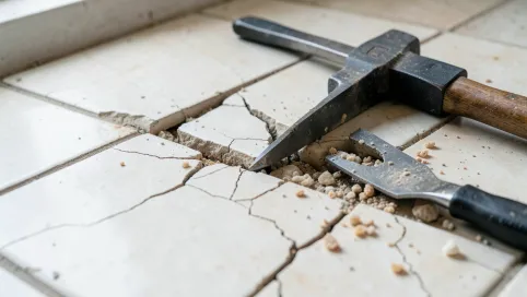 Jak skuć stare kafelki