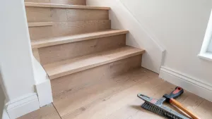 Jak układać panele przy schodach