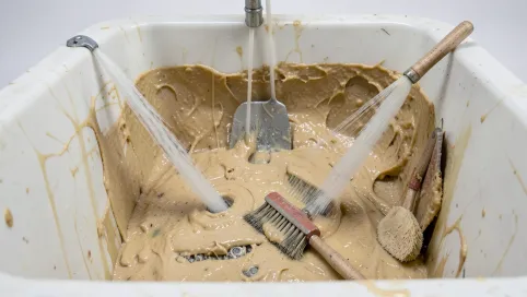 Jak umyć zbiornik 1000l po kleju