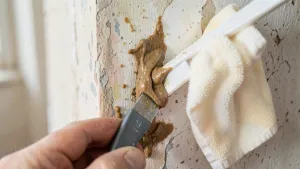 Jak usunąć klej mamut ze ściany