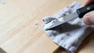 Jak usunąć klej montażowy z paneli