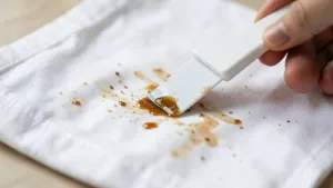 Jak usunąć klej na gorąco z ubrania