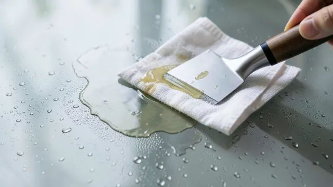 Jak usunąć klej po folii przyciemniającej