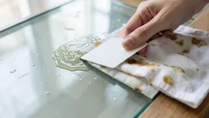 Jak usunąć klej po naklejce