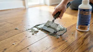 Jak usunąć klej po wykładzinie