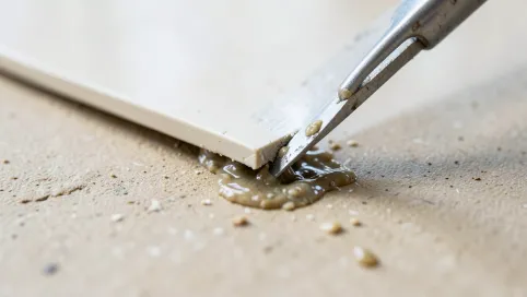 Jak usunąć klej spod płytek pcv