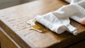 Jak usunąć klej z mebli po naklejce