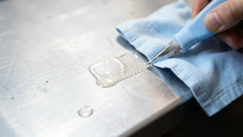 Jak usunąć klej z metalu